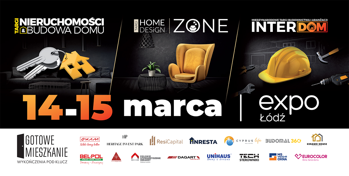 14-15.03 2026 r. - EXPO ŁÓDŹ, 3 Wydarzenia dotycząe Twojego M